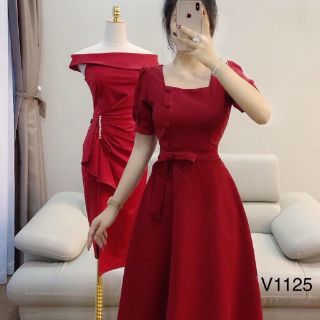 ĐẦM ĐÍNH NÚT NƠ EO
