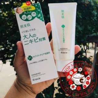 Sữa rửa mặt cho da mụn dưỡng trắng da Kracie