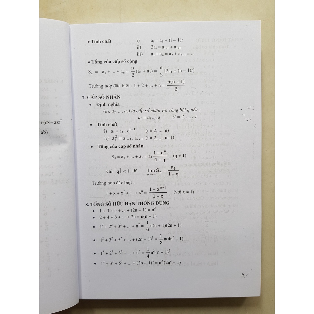 Sách: Sổ tay Toán - Lí - Hóa cấp 3