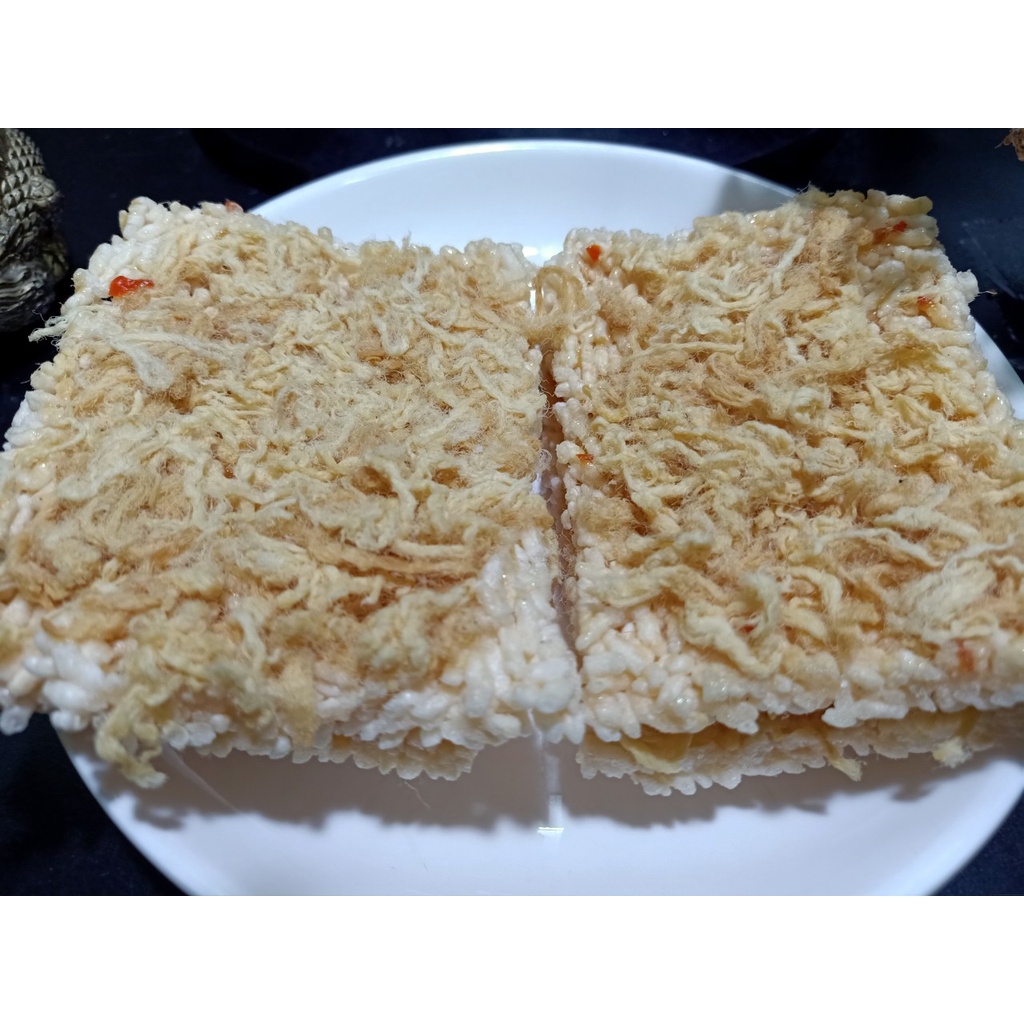 Cơm cháy khô chưa chiên Kim Chi  nở đều, giòn xốp, gạo nếp tươi ngon 100% miếng vuông 6x9cm