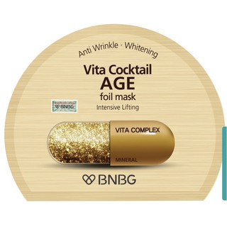 Mặt Nạ Chống Lão Hóa, Tăng Độ Đàn Hồi Banobagi Vita Cocktail Foil Mask Hàn Quốc Dành Cho Da Khô #Age (30ml)