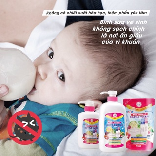 Nước Rửa Bình Sữa Và Rau Củ FARLIN - Chai 700ML