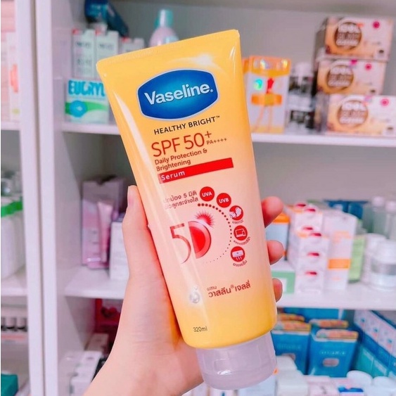 Dưỡng Thể Vaseline Healthy Bright Gluta HYA Serum 10X Thái Lan