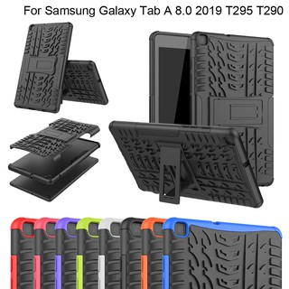 Ốp lưng vỏ giáp nhám có giá đỡ cho Samsung Galaxy Tab A 8.0 2019 T295 T290