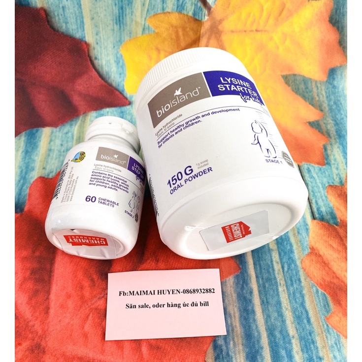 Lysine Bioisland Tăng chiều Cao cho bé