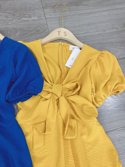 VÁY XÒE THẮT NƠ NGỰC SANG TRỌNG DK30 | BigBuy360 - bigbuy360.vn