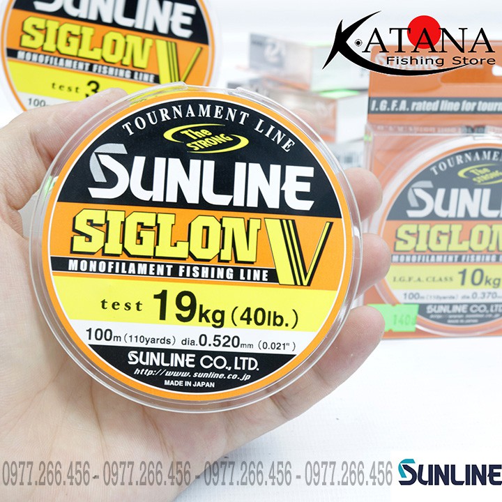 Cước Câu Chính Hãng SUNLINE - SIGLON V - Made In Japan