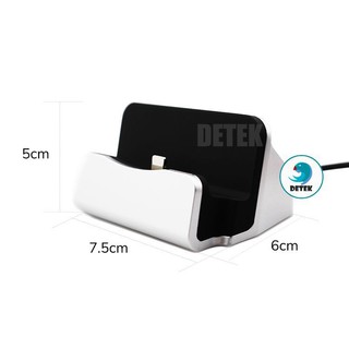Dock sạc cổng Lightning dành cho iPhone Detek D2