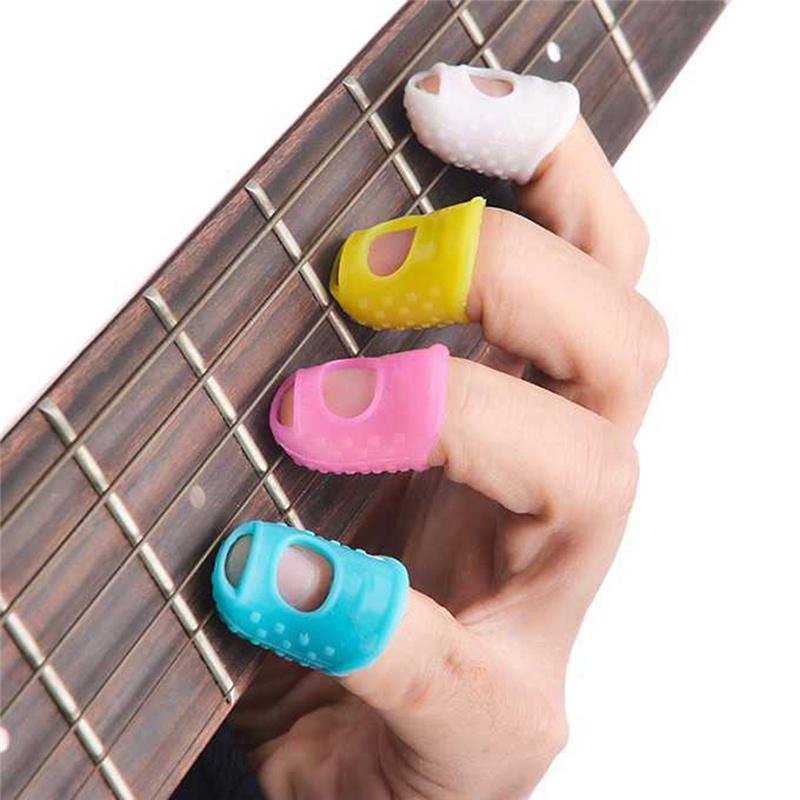 Set 4 Miếng Gảy Đàn Guitar Bằng Silicone