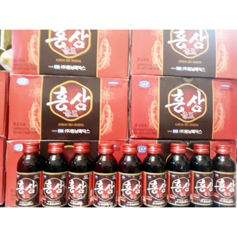 Nước Sâm Hàn Quốc [Hộp 10 chai x100ml]