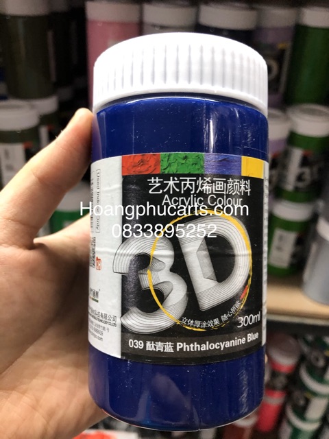 MÀU ACRYLIC 3D 300ml - CÁC TÔNG MÀU KHÁC