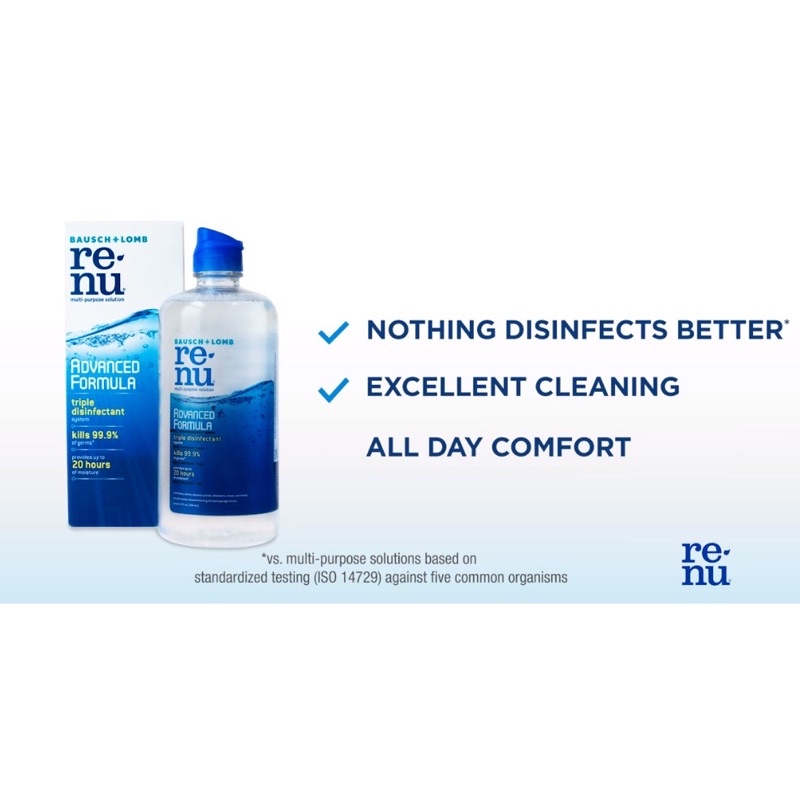 Ngâm lens RENU Bausch & Lomb 120ml
