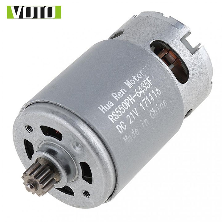 Motor DC RS550 21V VOTO Động Cơ Thay Thế Máy Khoan Pin