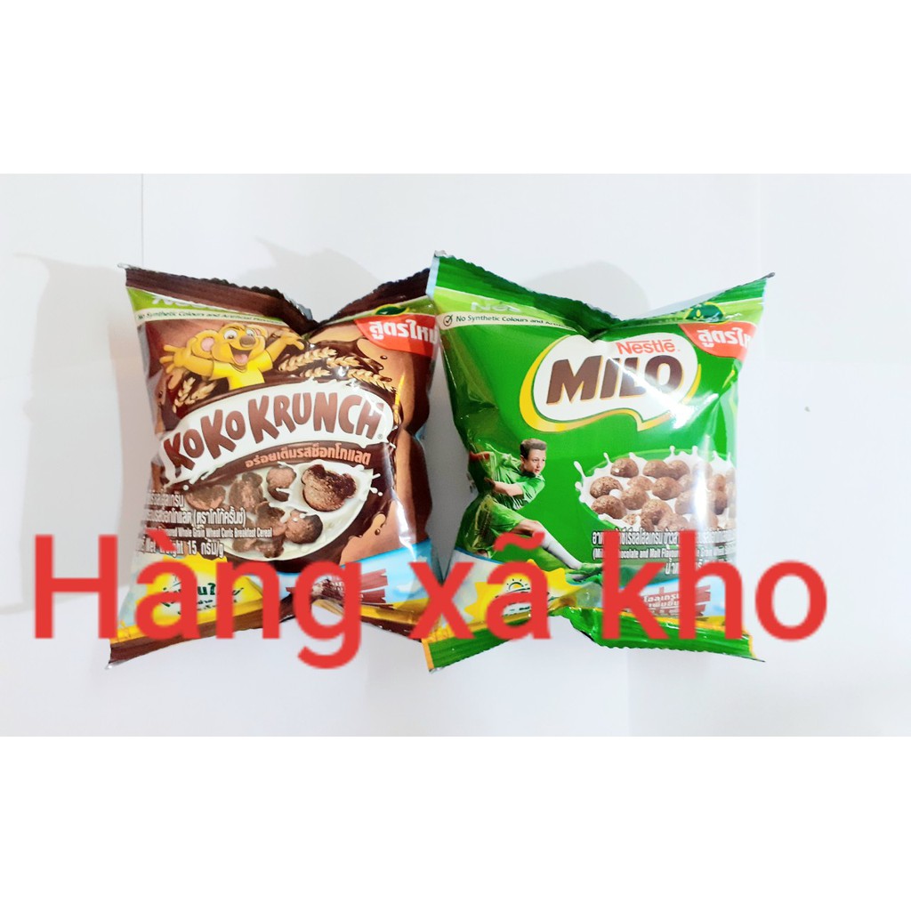 ngũ cốc ăn sáng milo 15g socola nestle , thái lan