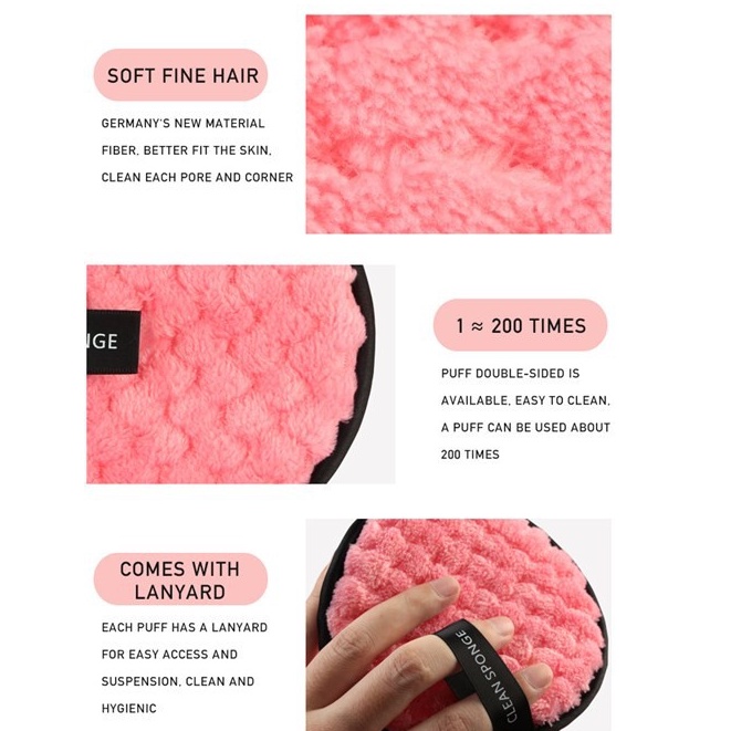 Mút trang điểm GDTIMA thiết kế vân mắt dứa 50g