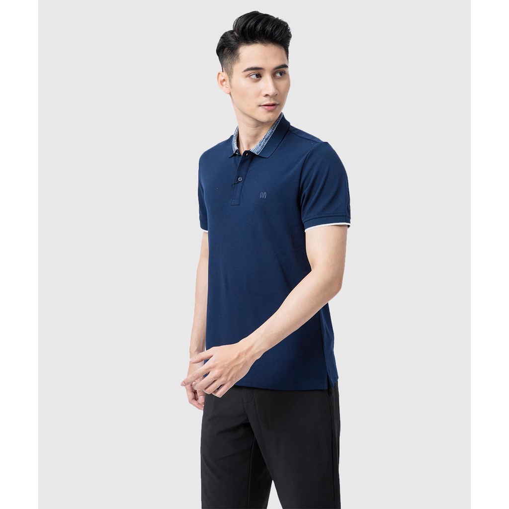 Áo thun polo nam Insidemen IPS020S1 phông có cổ bẻ dáng regular fit suông vừa trơn màu vải cotton cao cấp mềm mại