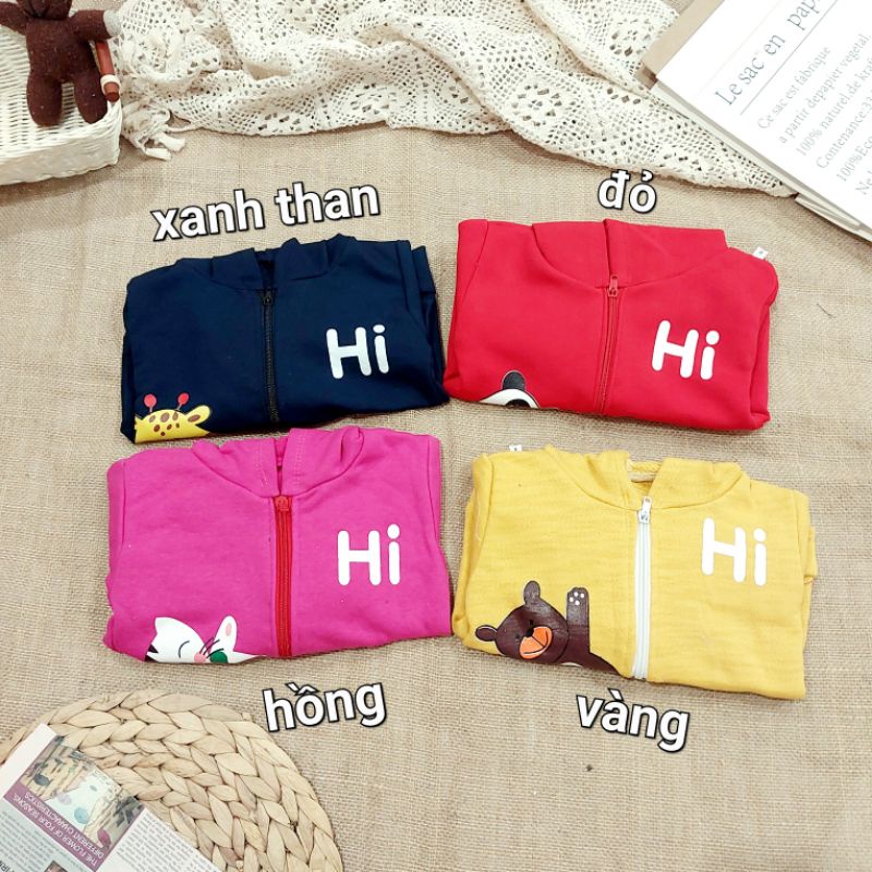 (8-20kg) ÁO KHOÁC TAI GẤU QATE616 DỄ THƯƠNG CHO BÉ TB142