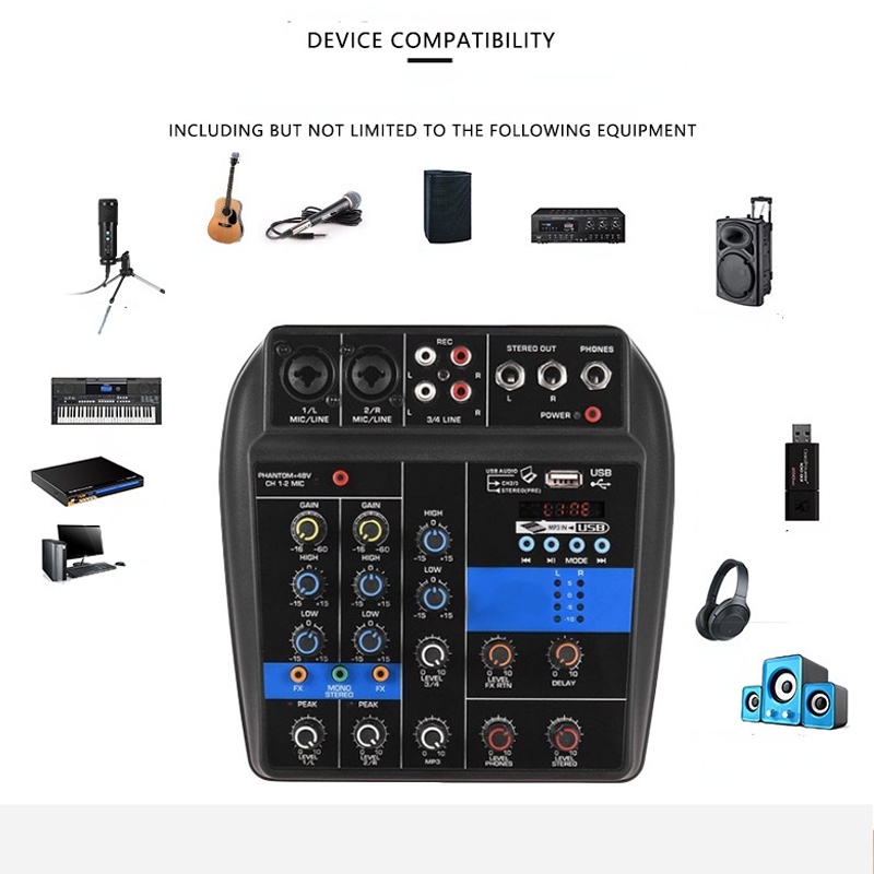 Thẻ Âm Thanh Mini Bluetooth 4 Kênh Cho Máy Tính Cổng USB