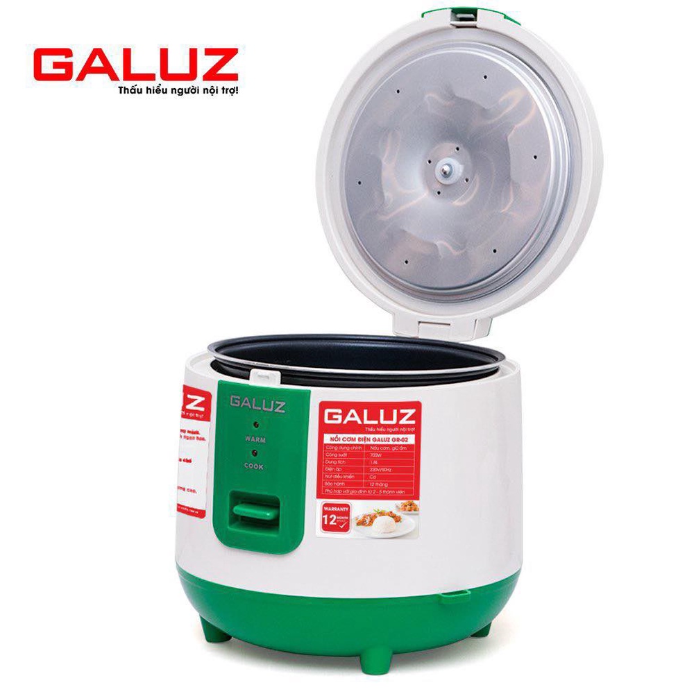 Nồi cơm điện GALUZ GR02 dung tích 1.8L