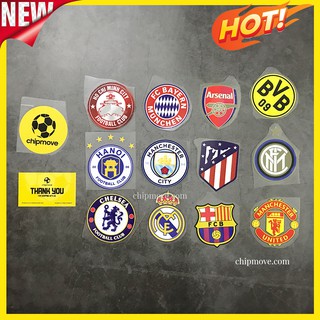 [Phụ kiện] Logo các CLB bóng đá cao cấp - Sticker Patch Logo