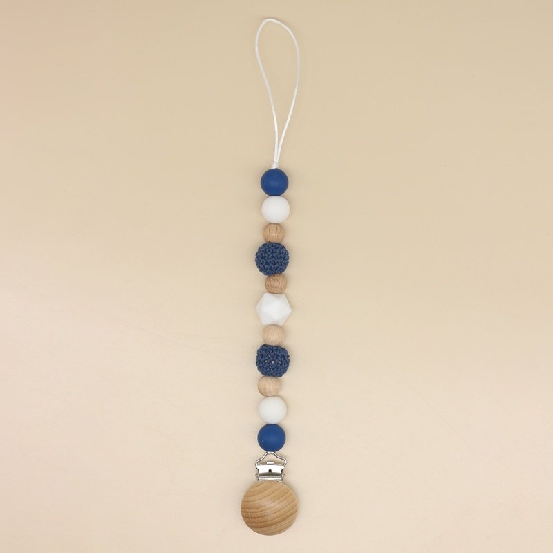 1 Set Vòng Đeo Tay Đồ Chơi Kẹp Núm Vú Giả Ngậm Nướu Cho Bé