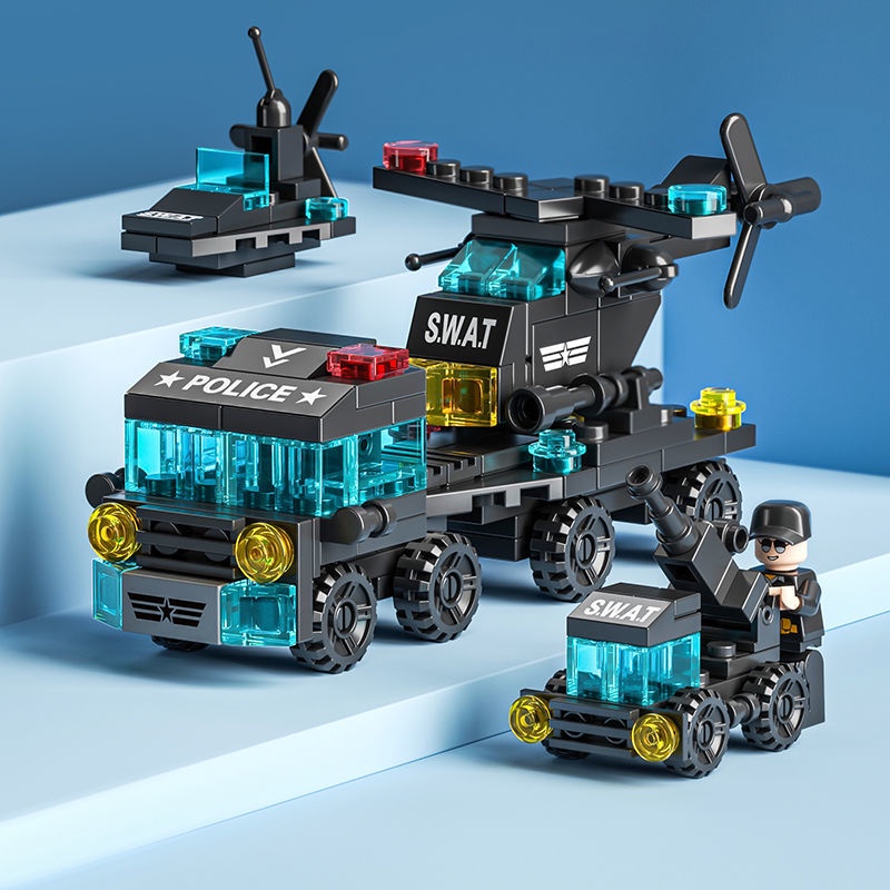 Bộ Đồ Chơi Lắp Ráp Lego Xe Tăng Quân Đội Dành Cho Bé Trai