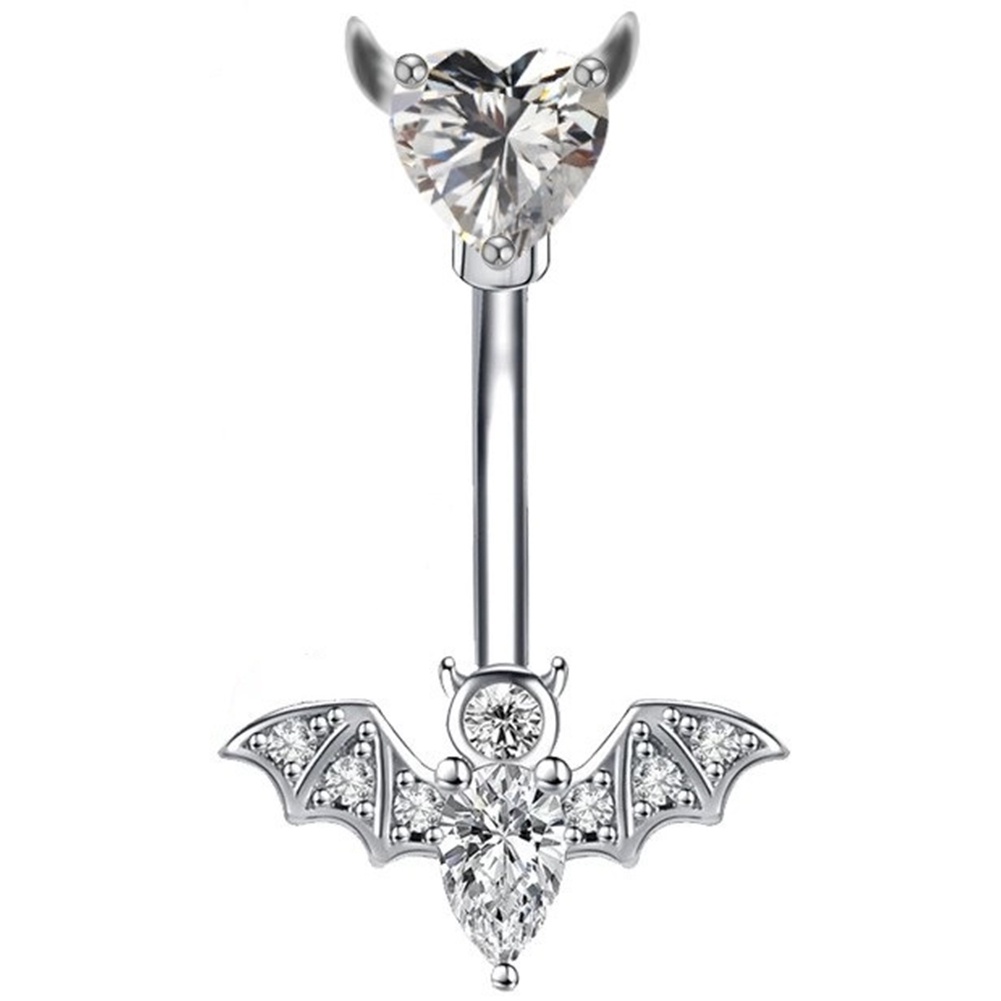 Khuyên RốN HìNh Dơi BằNg ThéP Không Gỉ