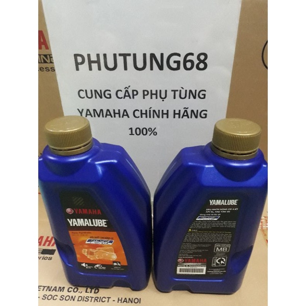 nhớt 800ml Blue Core 10w-40 dùng cho xe ga Yamaha