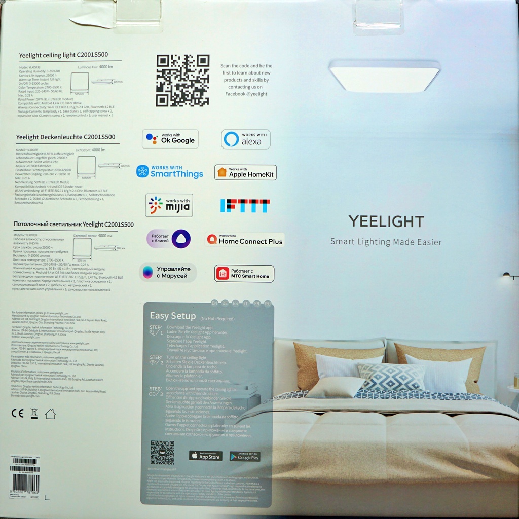 Đèn led ốp trần thông minh YEELIGHT C2001S500