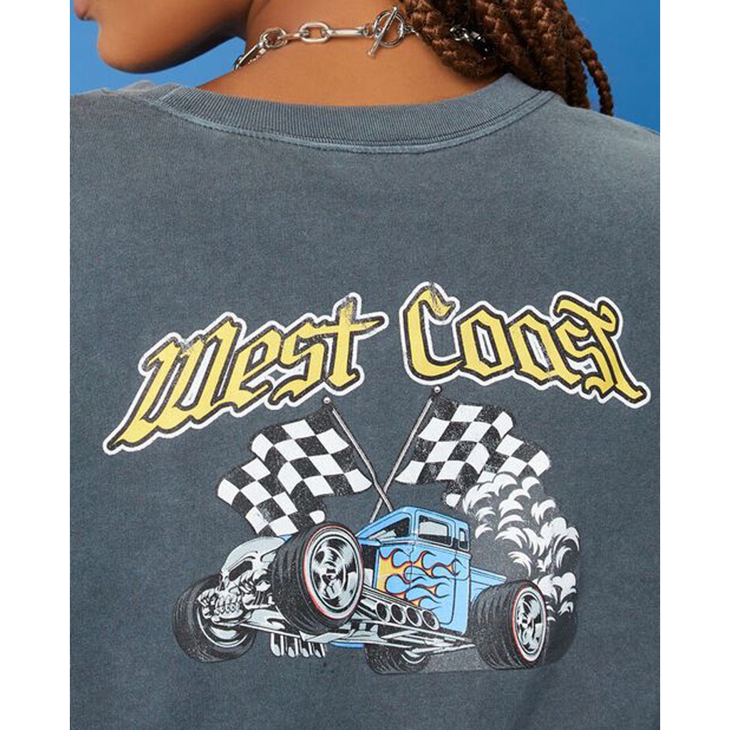 Áo thun tay dài màu Wash FOREVER 21 X HOT WHEEL chính hãng