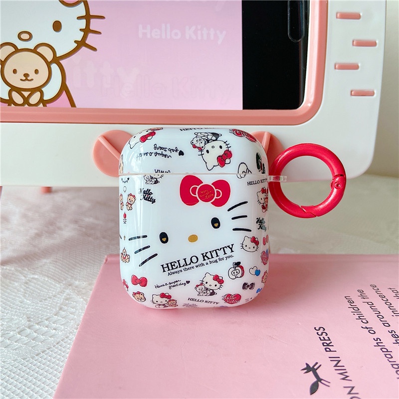 Hellokitty Vỏ Bảo Vệ Hộp Sạc Tai Nghe AirPods3gen 2021 AirPods3 AirPodsPro Airpods2 Ốp