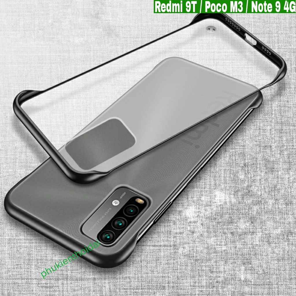 ỐP LƯNG REDMI 9T / POCO M3 / NOTE 9 4G NHÁM MỜ NỬA CẠNH SIÊU MỎNG