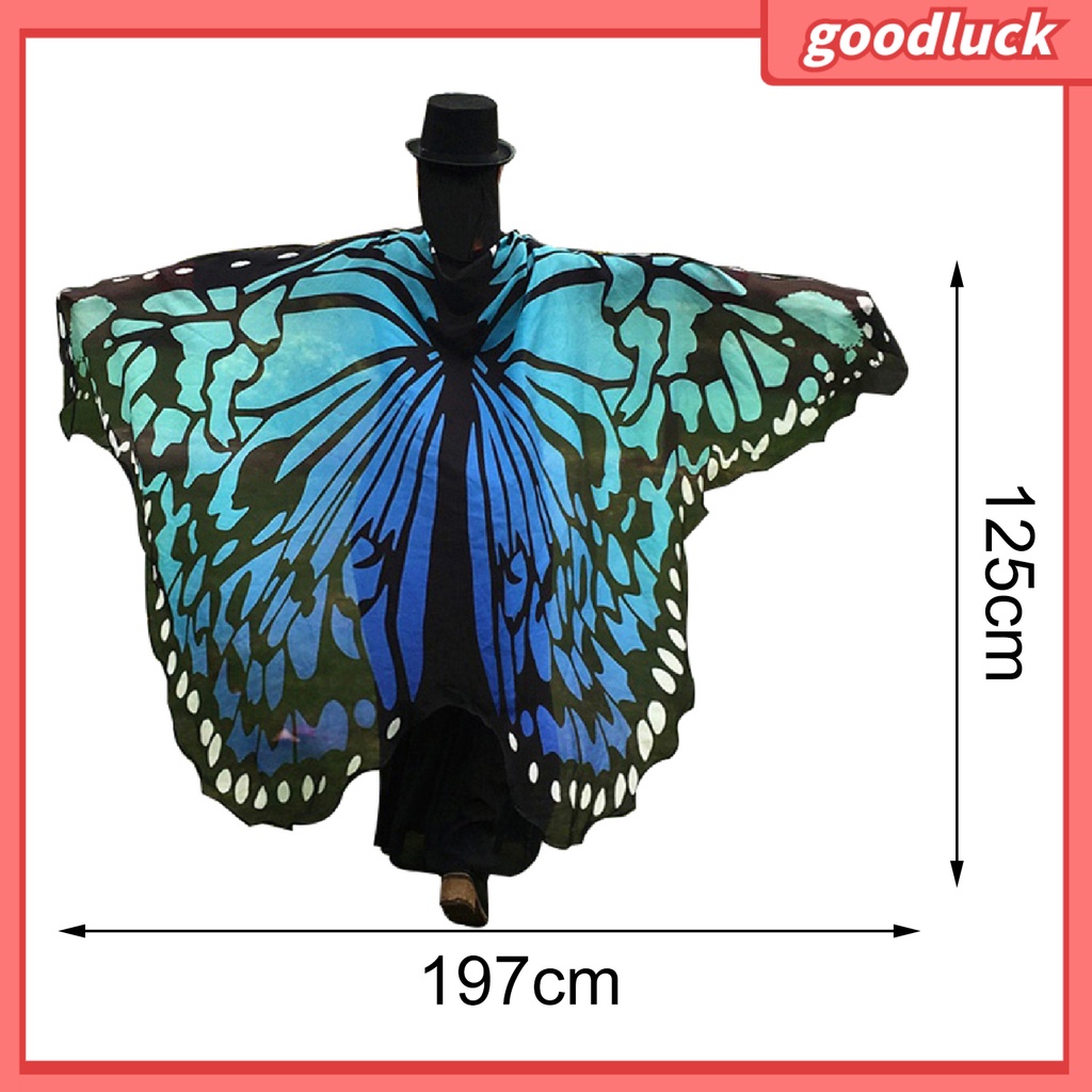 Khăn Choàng Đi Biển Hình Cánh Bướm Thời Trang Cho Nữ