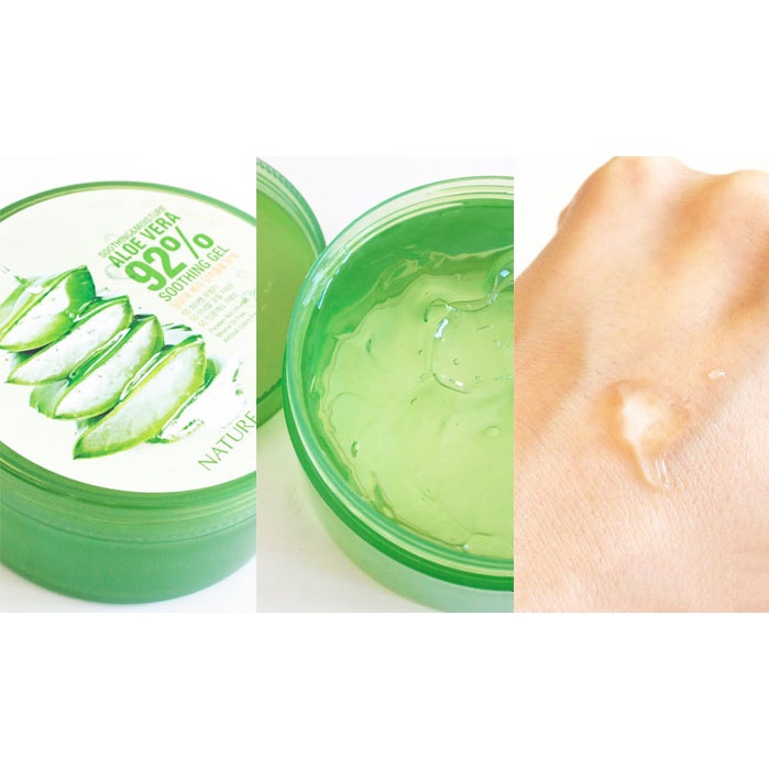 Gel Dưỡng Lô Hội Đa Năng Nature Republic Dưỡng Ẩm Dưỡng Tóc Dưỡng Da Toàn Thân Aloe Vera 92% 300ml - Khongcoson