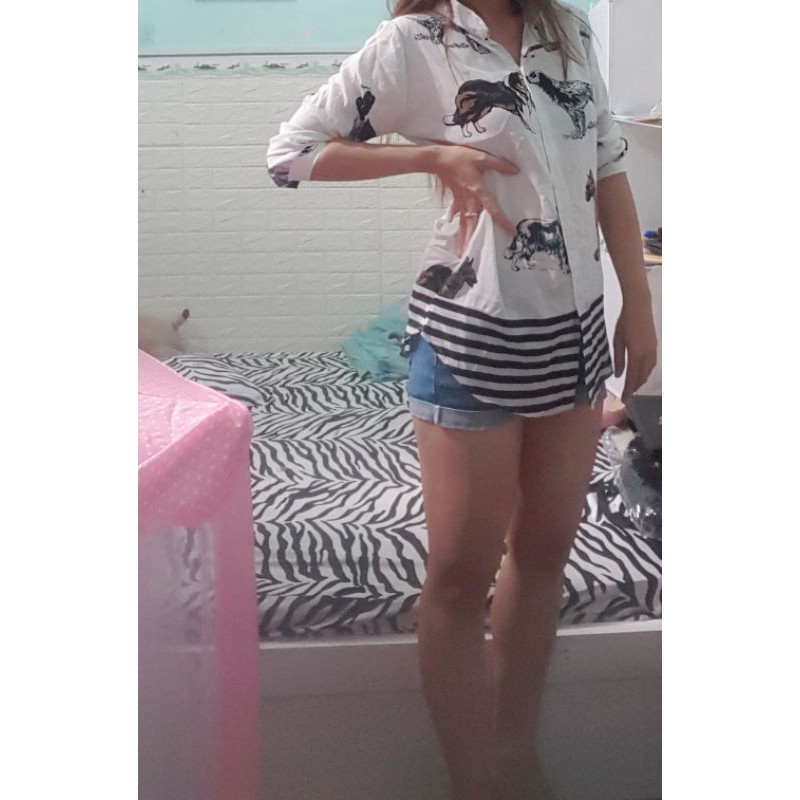 Thanh lý áo sơmi  nữ dưới 60kg