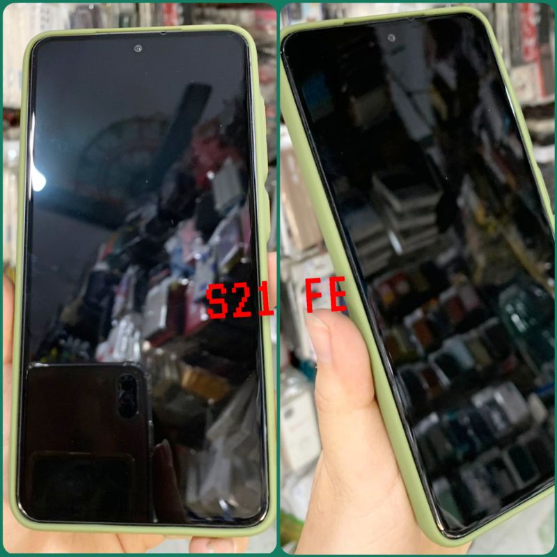 Miếng dán cường lực Samsung S21FE / S21 FE chuẩn form hàng công ty bóng đẹp loại 1