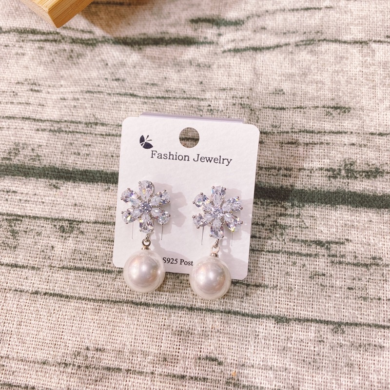 Bông tai/Khuyên tai xi mạ bạc 925 bền màu - ảnh thật tự chụp