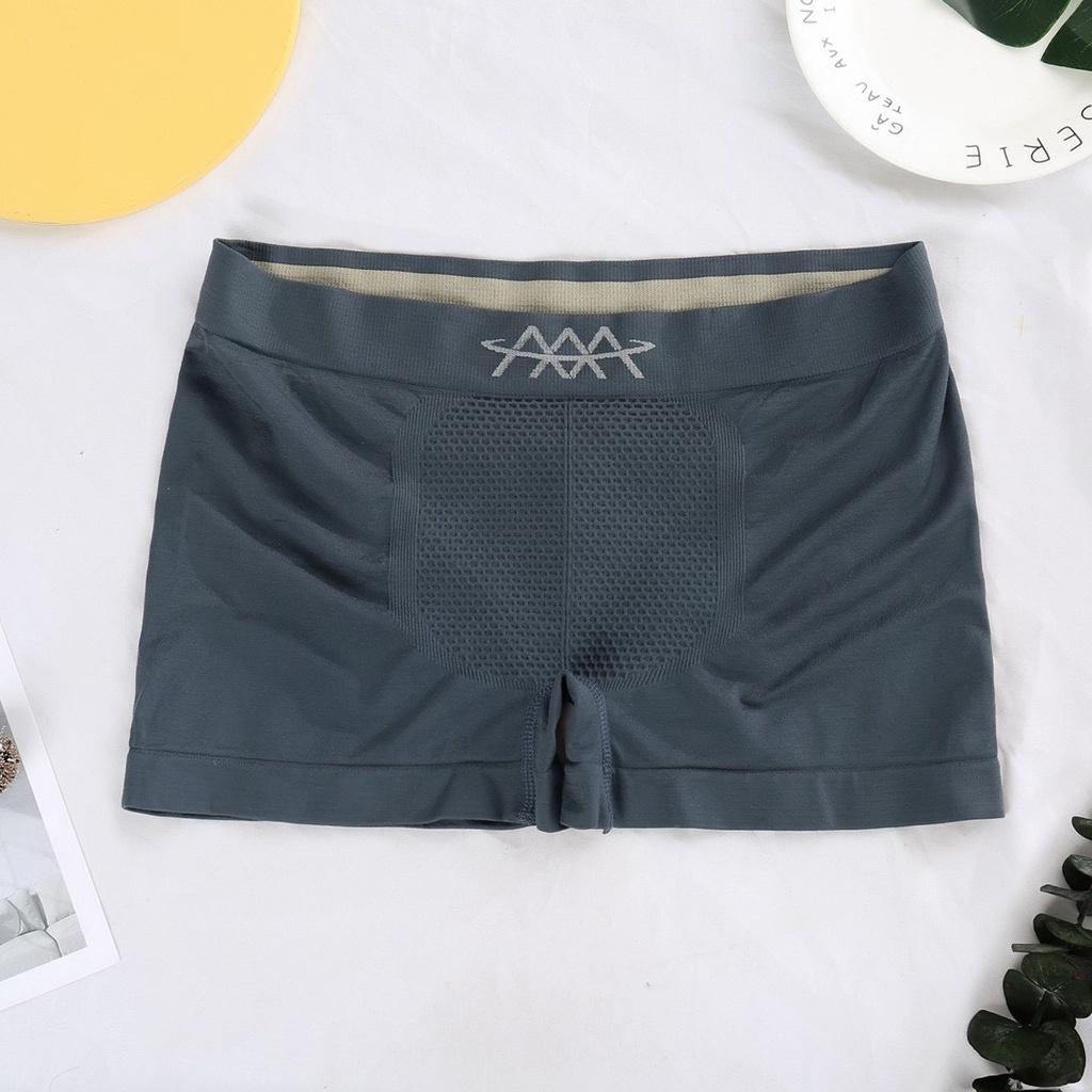 Quần lót boxer AAA COMBO 3 QUẦN dệt kim cao cấp co giãn 4 chiều freesize nhiều màu