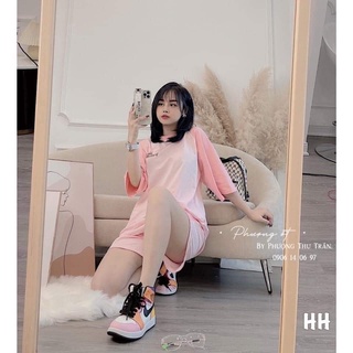 Set đồ nữ, set bộ p.u.m.a chữ thêu chất thun siêu cute 2 màu hot hit hàng loại 1