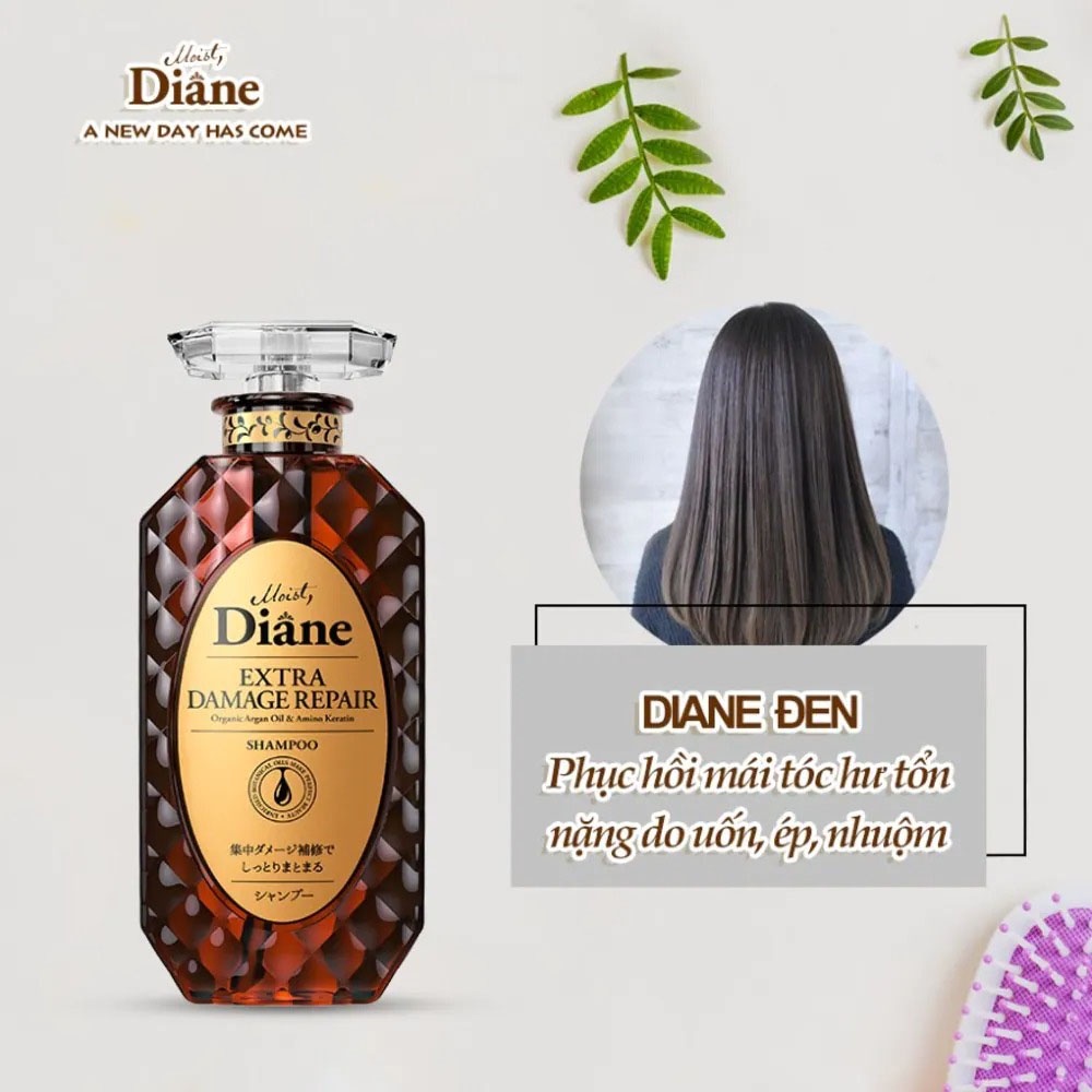 Dầu Gội Moist Diane Extra Damage Repair Shampoo Phục Hồi Hư Tổn 450ml