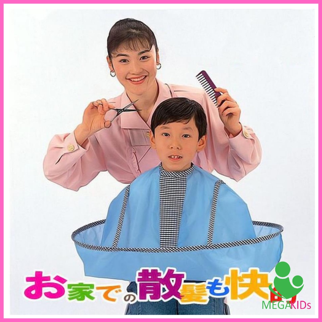Áo choàng cắt tóc có khay hứng Nhật Bản