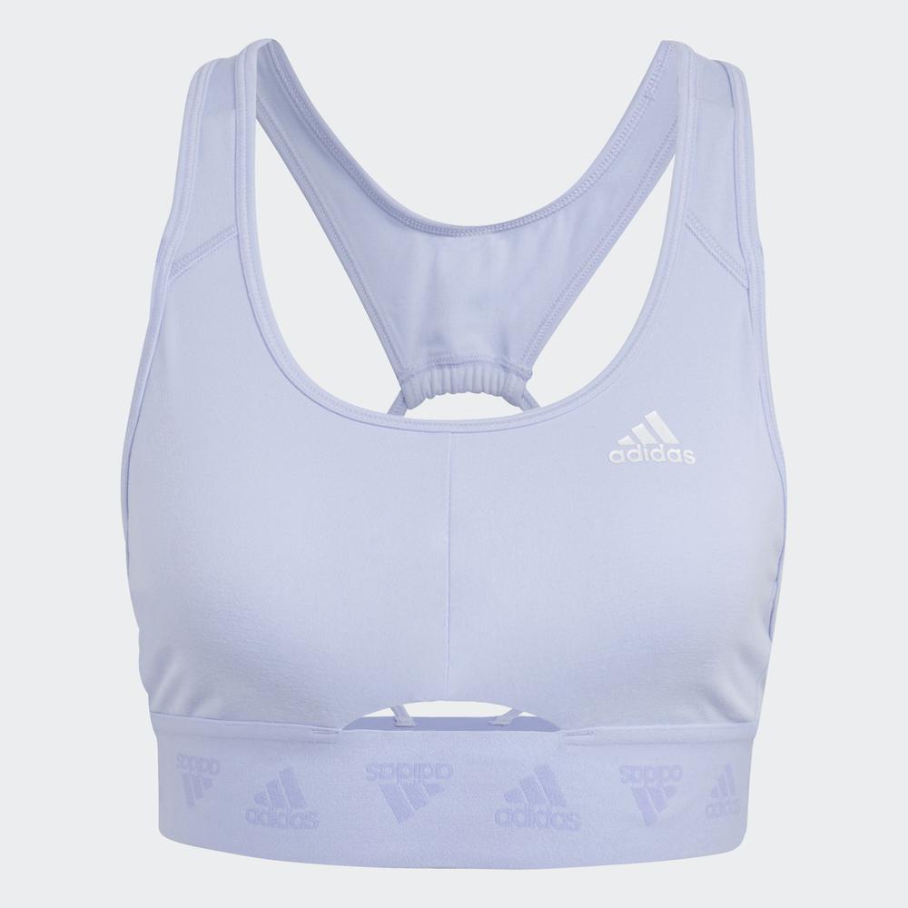 Áo Ngực Thể Thao adidas TRAINING Nữ Hyperglam Light Support Bra Màu tím HF4811