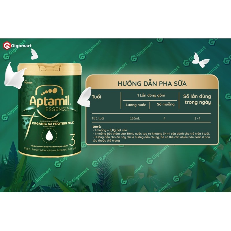 Sữa Aptamil Essensis Úc Số 3 900gr