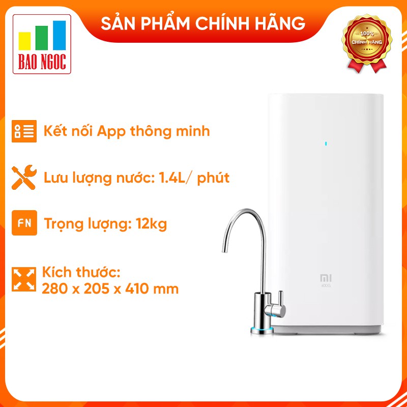 Máy lọc nước thông minh Xiaomi bản nhà bếp MR424 400G