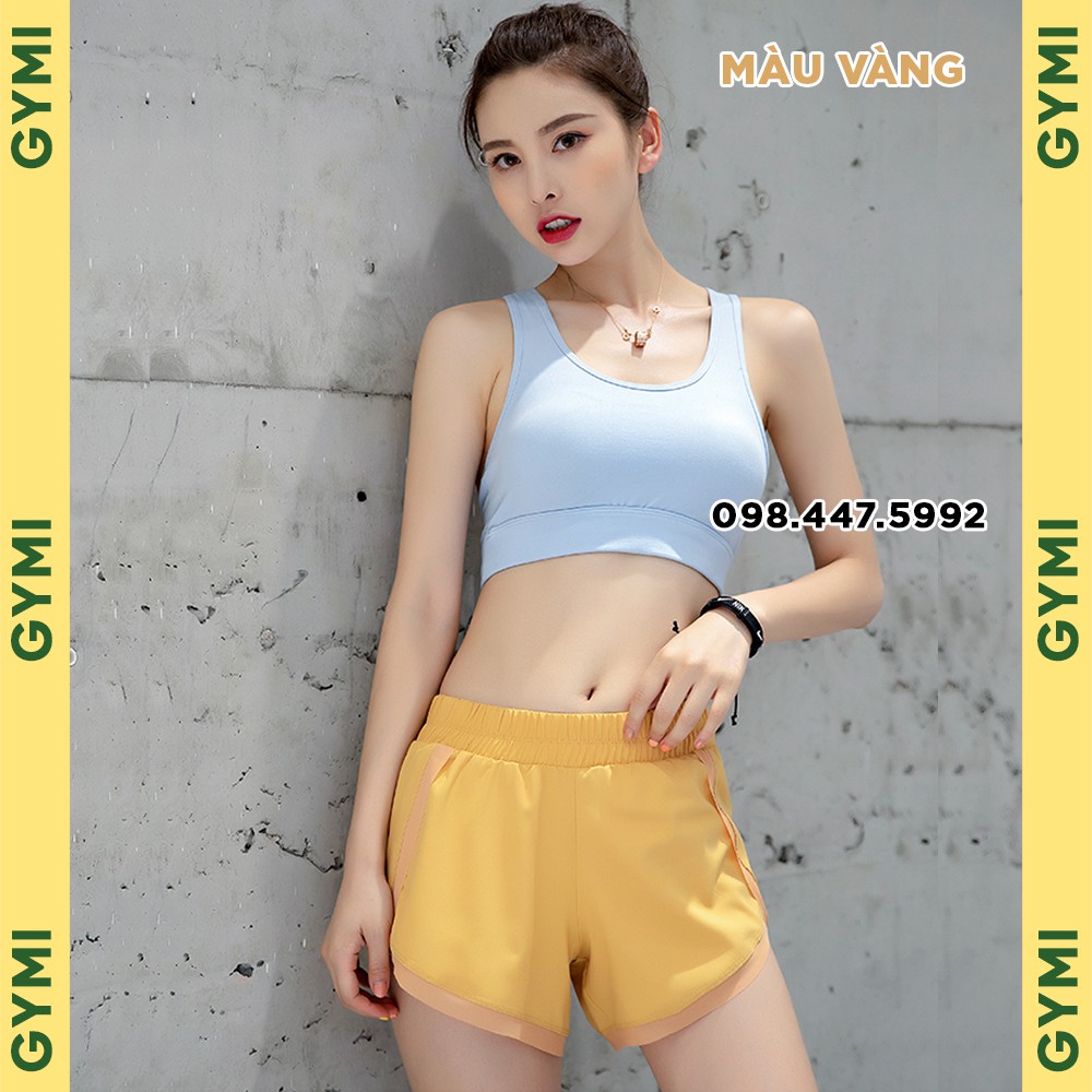 Quần Short Nữ QS02 Tập Gym, Yoga Siêu Hot, Quần 2 lớp chất liệu cao cấp thoải mái hoạt động thể thao