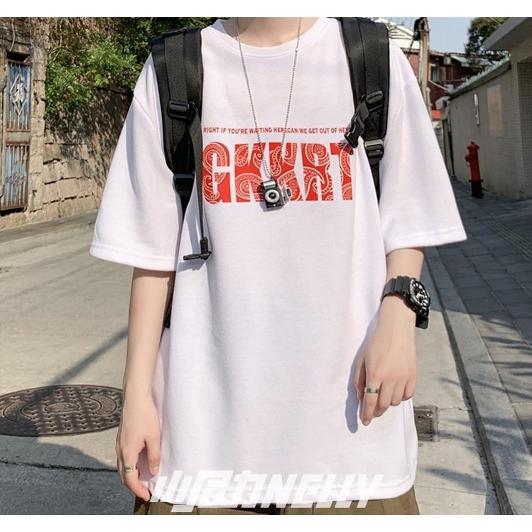 Áo thun Unisex nam nữ Shynstores form rộng in chữ vải đẹp freeship