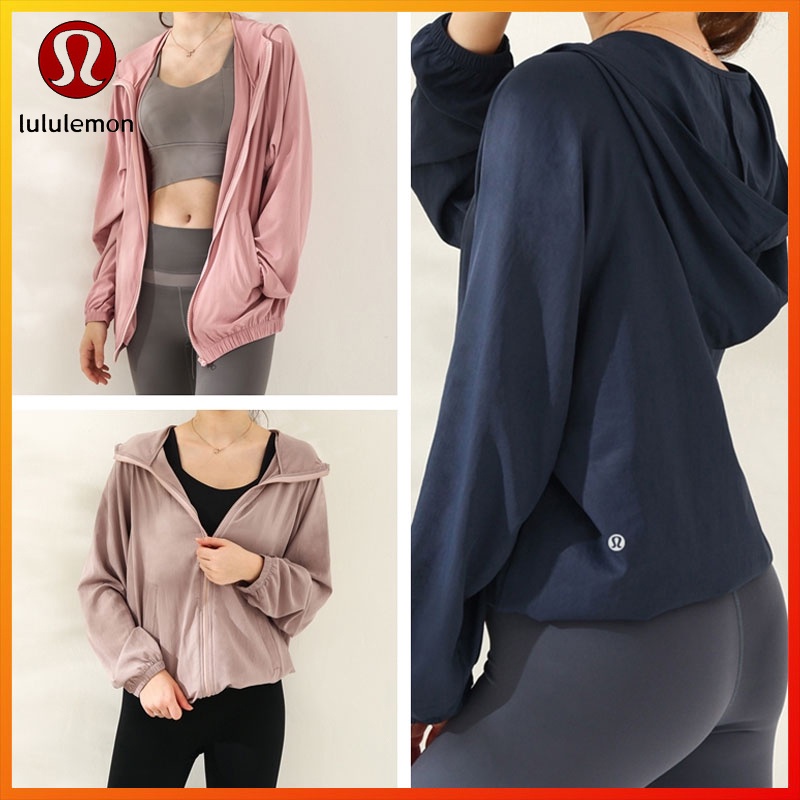 Lululemon Áo Khoác Tập Yoga Khóa Kéo 5 Màu Sắc Wt085