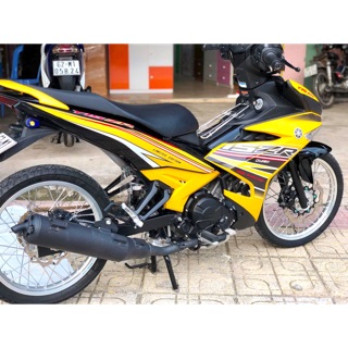 Tem Exciter 150 Y15 ZR vàng đen rời không bay màu