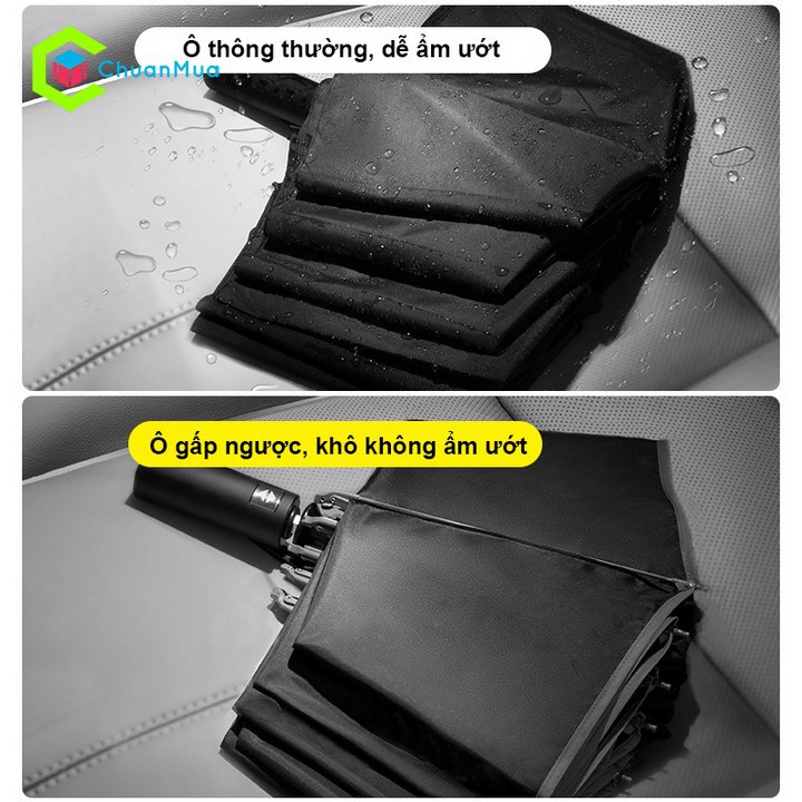 Dù Đi Mưa - Ô Che Nắng Tốt Chống Tia UV gấp gọn, đóng mở tự động 2 chiều (Có hướng dẫn sử dụng)