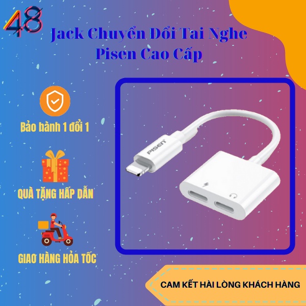 Jack Chuyển Đổi Tai Nghe Pisen Cao Cấp 88Mobile